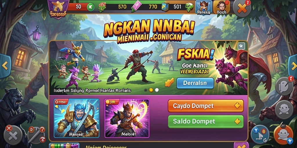 bowo77 - Karakter yang beragam dan penuh warna untuk dipilih.